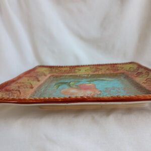 Certified International Rustic Fruit Pear Platter 12.5 Inch